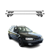 Menabo Barras de Techo Baca para Toyota Sprinter Familiar 1998-2002 Gris Alu 2x